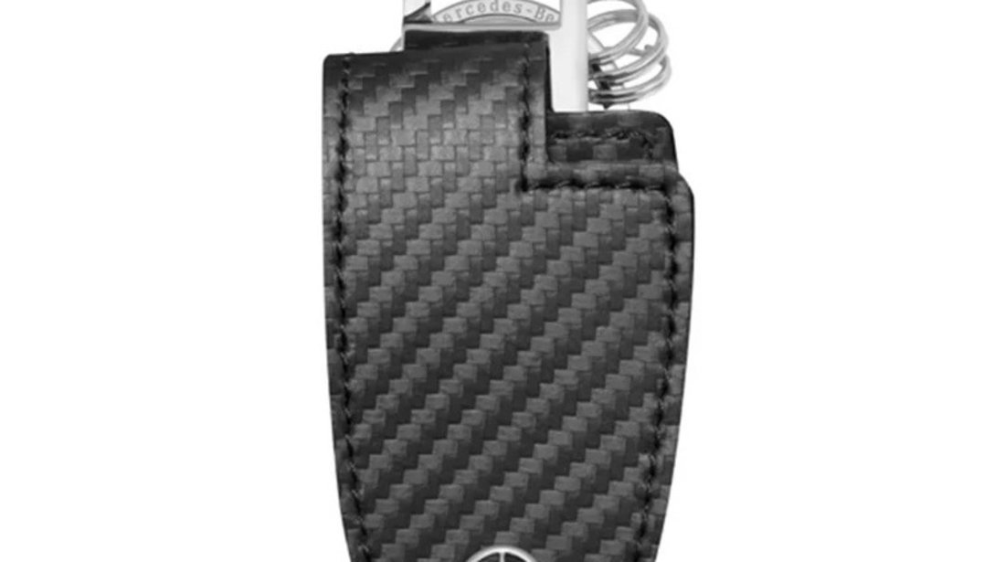 Husa Cheie Breloc Oe Mercedes-Benz Generatia 5 Piele Carbon B66958407