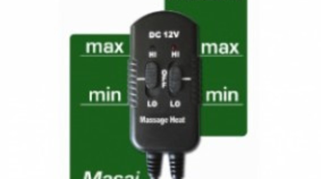 Husa Masaj Si Incalzire Cu Telecomanda 12V Cod ART558 TCT-2757