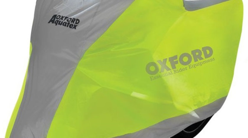 Husa Moto Exterior Oxford Aquatex Fluorescent Verde Neon / Gri Marimea M CV221