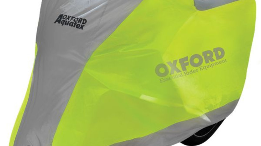 Husa Moto Exterior Oxford Aquatex Fluorescent Marimea L CV222