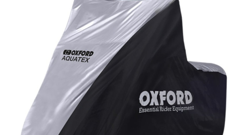 Husa Moto Exterior Oxford Aquatex Highscrreen Scootes Cover Argintiu Marimea S CV216