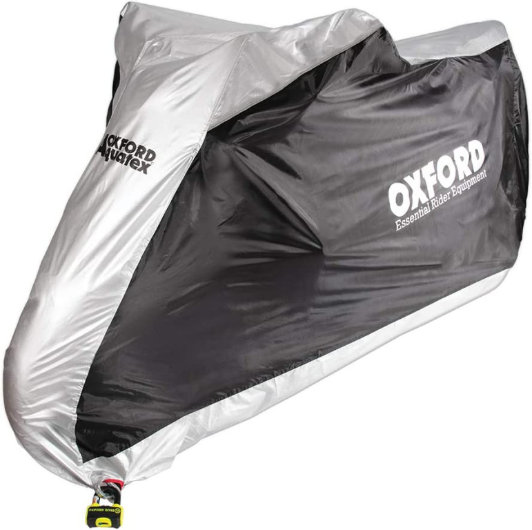 Husa Moto Exterior Oxford Aquatex Noua Argintiu Marimea M CV202