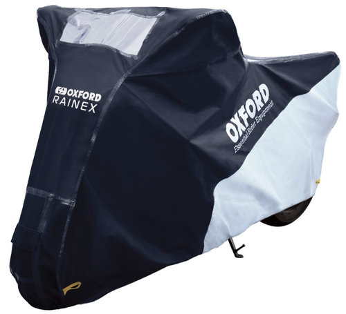 Husa Moto Exterior Oxford Rainex Negru Argintiu Marimea XL CV504