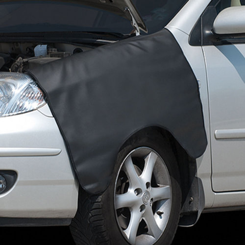 Husa Protectie Caroserie Laterala Piele Ecologica Negru Mega Drive CAR10033
