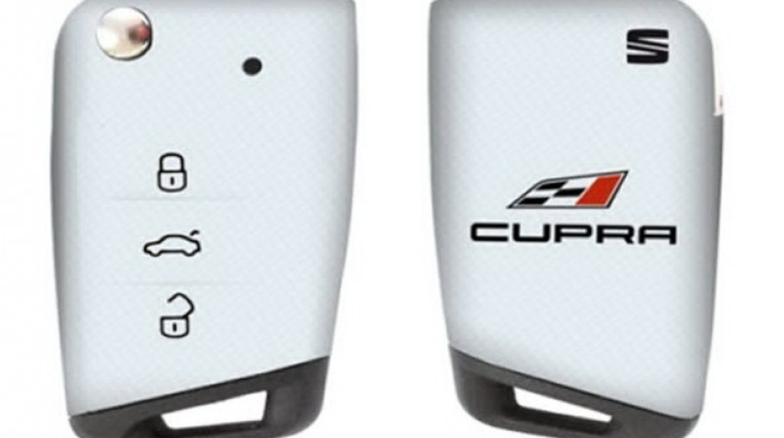 Husa Protectie Cheie Oe Seat Cupra Alb 000087013AJ