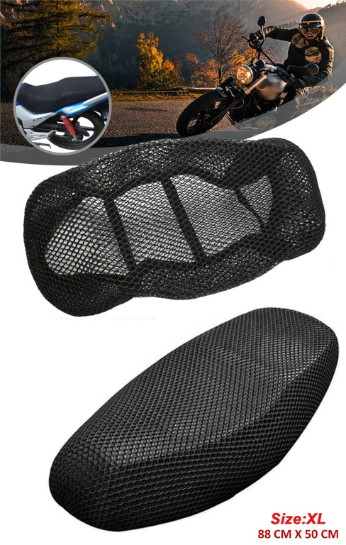 Husa Respirabilă Pentru Sa De Motocicletă Si Scuter, 3D Mesh, XL POD101
