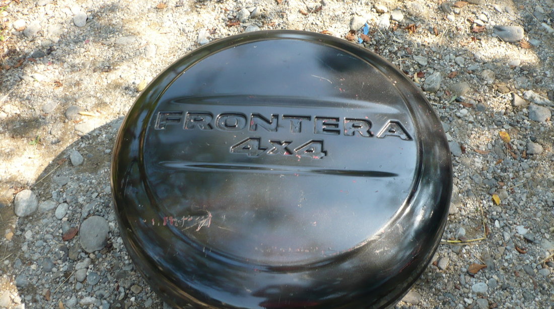 Husa Roata rezerva Opel Frontera B 1991 2004 Gri si Negru
