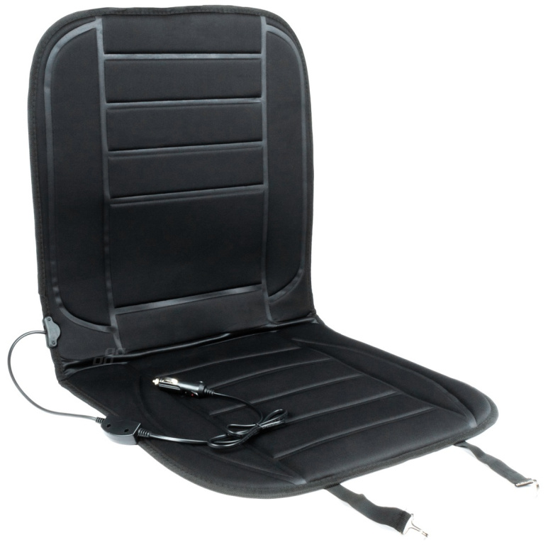 Husa Scaun Cu Incalzire 12V Amio Negru 03624