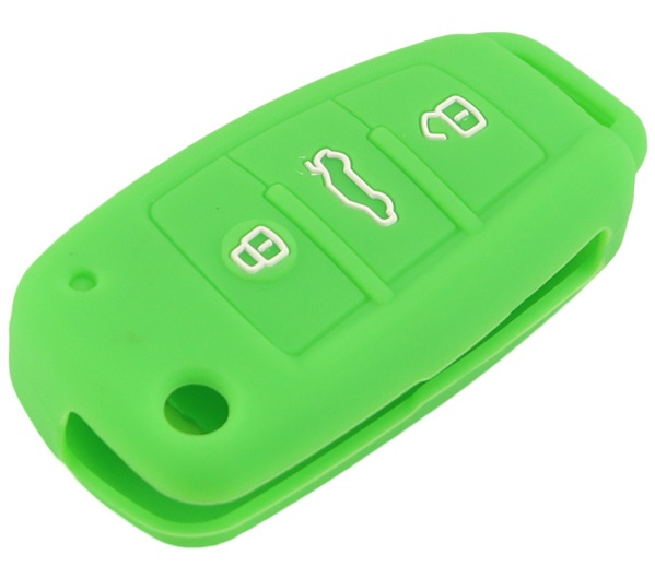 Husa Silicon Cheie Audi KE 006 Verde
