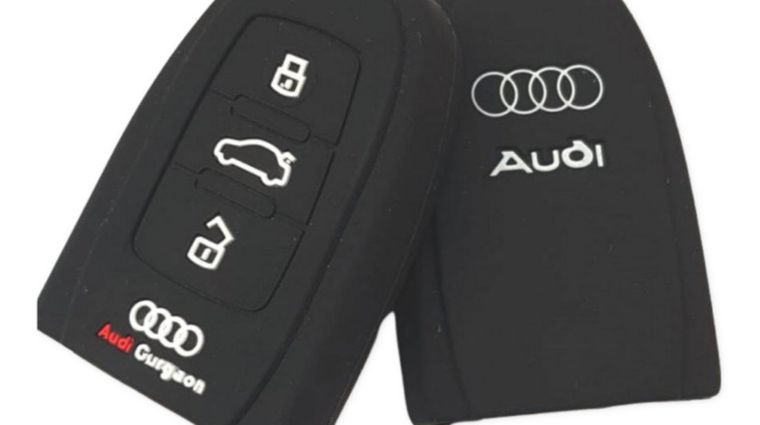 Husa Silicon Cheie Audi Negru SIL 154