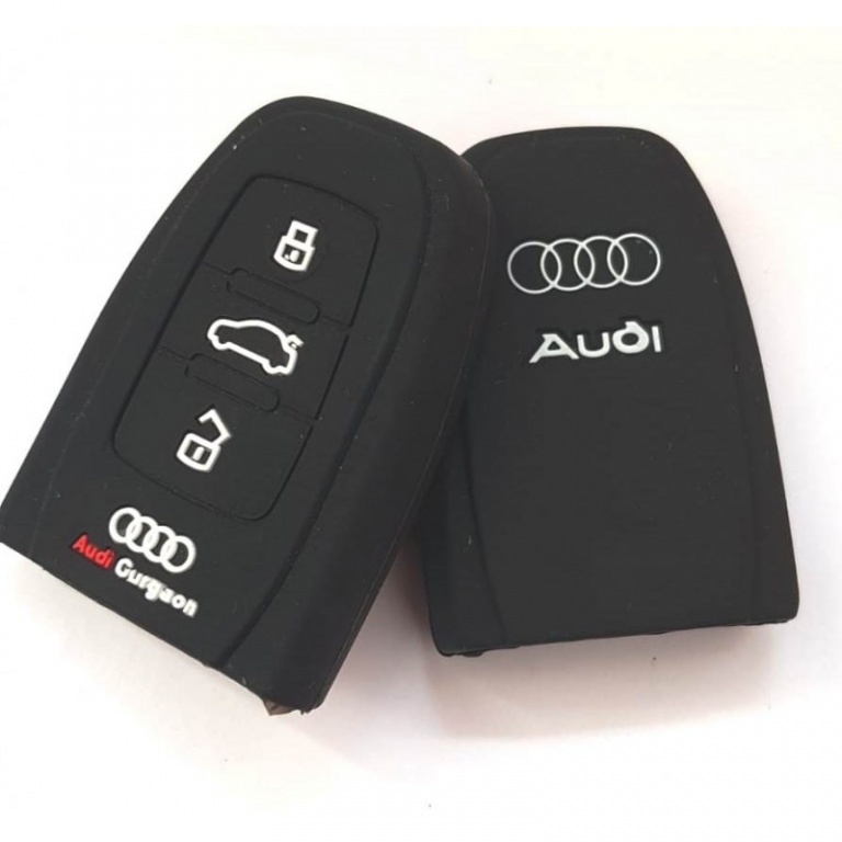 Husa Silicon Cheie Audi Negru SIL 154