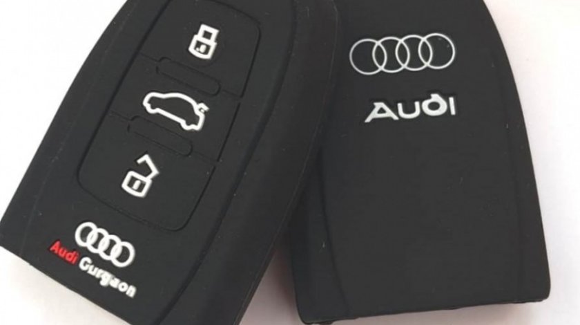 Husa Silicon Cheie Audi Negru SIL 154