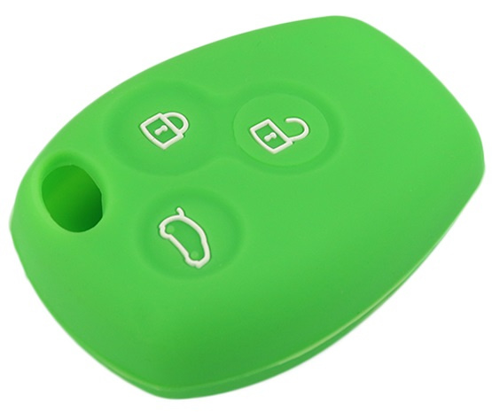 Husa Silicon Cheie Dacia KE 022 Verde