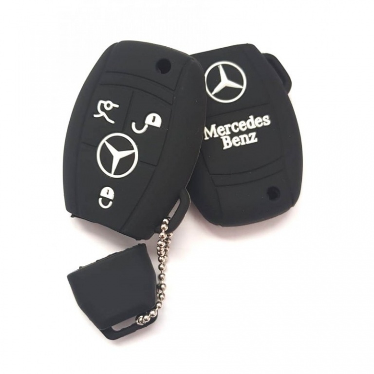 Husa Silicon Cheie Mercedes-Benz Negru SIL 099