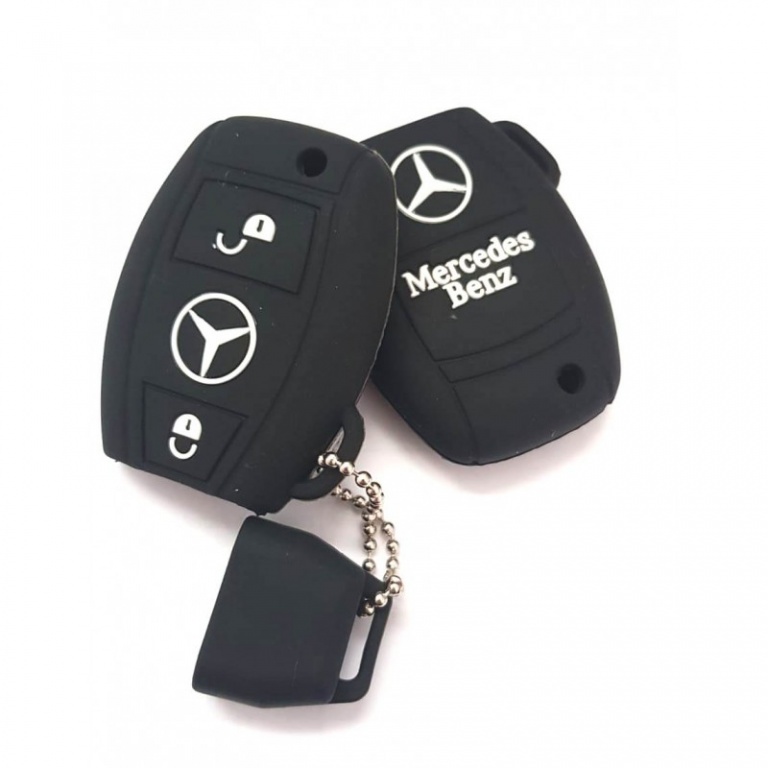 Husa Silicon Cheie Mercedes-Benz Negru SIL 100