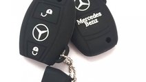 Husa Silicon Cheie Mercedes-Benz Negru SIL 100