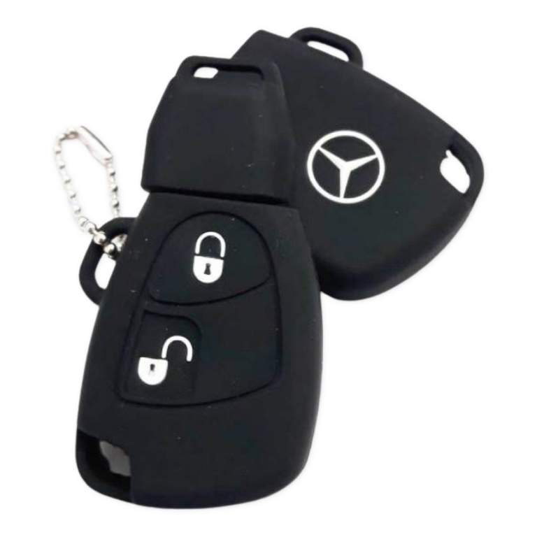 Husa Silicon Cheie Mercedes-Benz Negru SIL 260