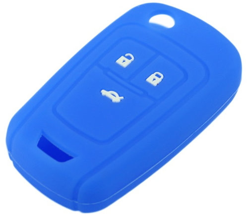 Husa Silicon Cheie Opel KE 033 Albastru
