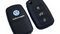 Husa Silicon Cheie Volkswagen 3 Butoane Negru SIL ...