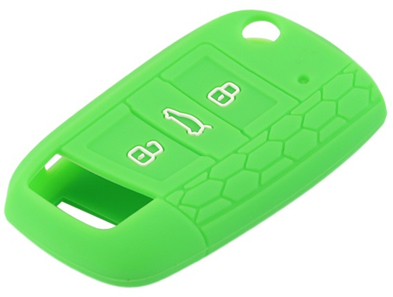 Husa Silicon Cheie Volkswagen KE 076 Verde