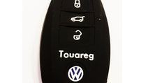 Husa Silicon Cheie Volkswagen Touareg 3 Butoane Ne...