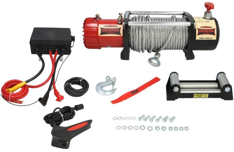 Husa Troliu Atv Dragon Winch 6.8CP, 12V, 5897Kg, 28M DWM13000ST