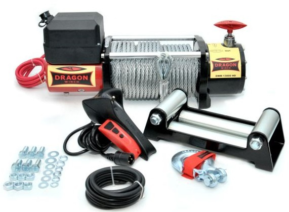 Husa Troliu Atv Dragon Winch 6.8CP, 12V, 5897Kg, 30M DWM13000