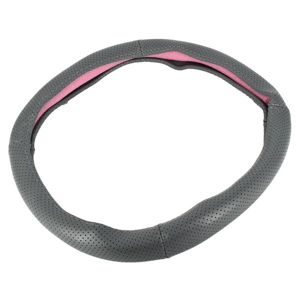 Husa Volan A123 Din Piele Cu Gaurele Marime M Culoare Gri 160721-13