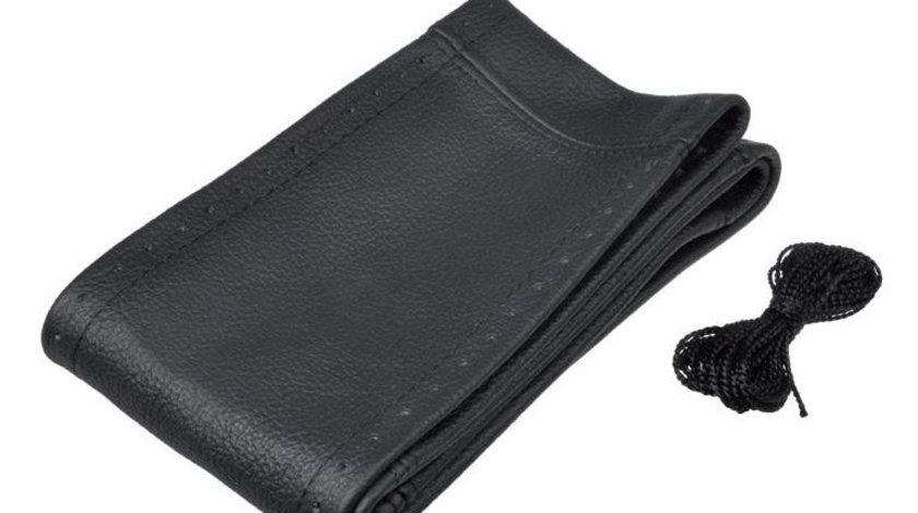 Husa Volan, Automax, din piele, cu snur, 36,5-39cm