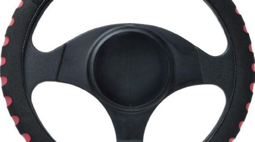 Husa Volan burete, Automax, negru-rosu, 37-39cm