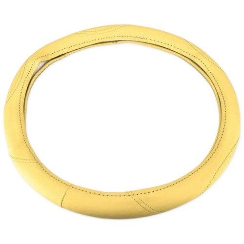 Husa Volan FX62 Din Imitatie De Piele Marime M Culoare Bej 140921-3