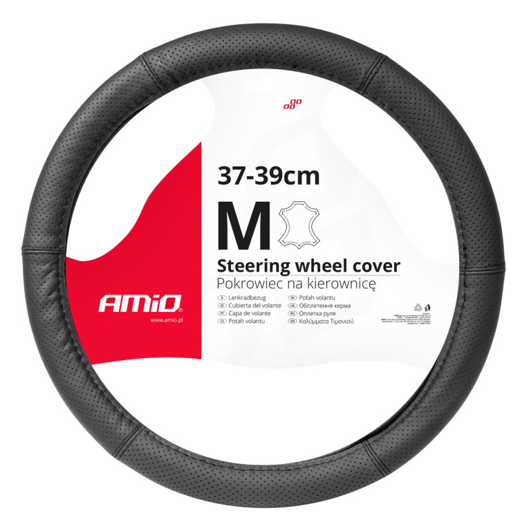 Husa Volan Piele Naturala Amio SWC-50-M (37-39cm) 03556