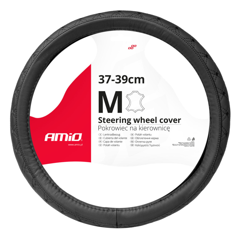 Husa Volan Piele Naturala Amio SWC-51-M (37-39cm) 03561