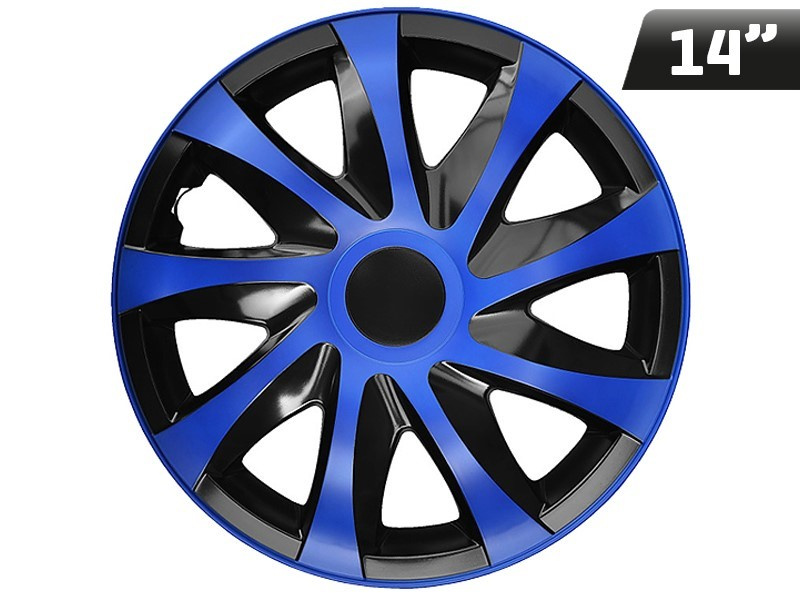 Huse Roți Draco Cs Albastru - Negru 14&quot;, 4 Buc Carmotion KC63158