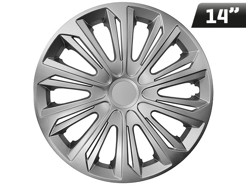 Huse Roți Strong Argintiu 14&quot;, 4 Buc Carmotion KC63125