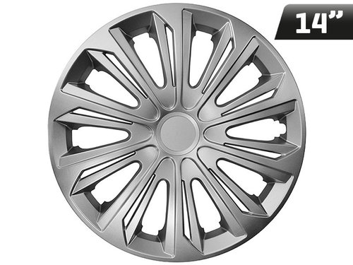 Huse Roți Strong Argintiu 14&quot;, 4 Buc Carmotion KC63125
