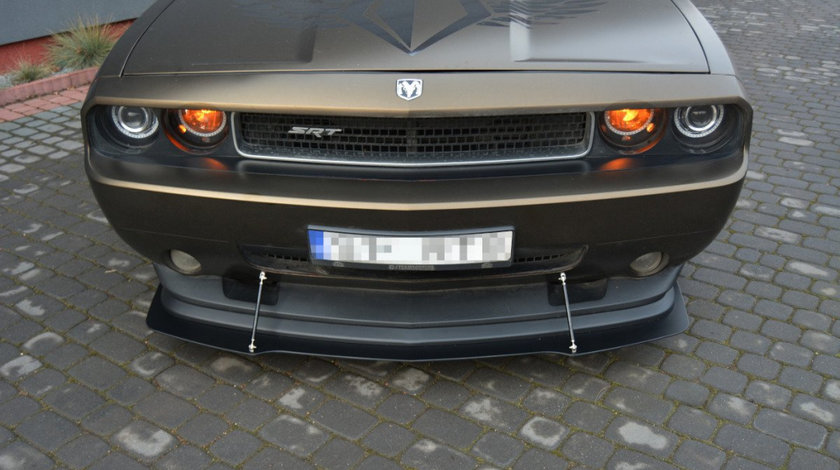 HYBRID Prelungire Bara Fata Splitere Lip V.1 DODGE CHALLENGER MK3. PHASE-I SRT8 COUPE DO-CHL-3-SRT8-FD1G+CNCA