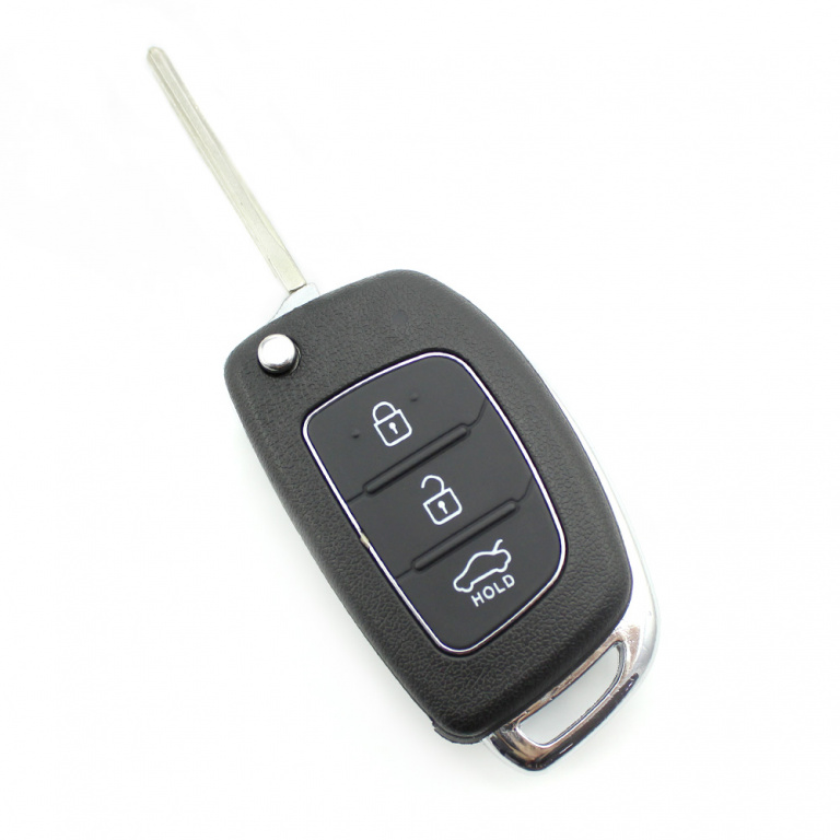 Hyundai - Carcasa cheie tip briceag, 3 butoane CC142