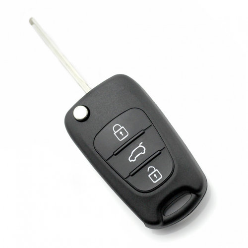 Hyundai - Carcasa cheie tip briceag, 3 butoane, lama pe stanga CC140