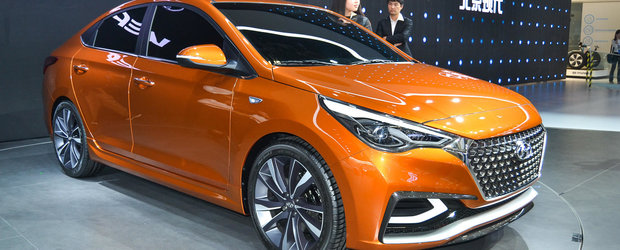 Hyundai prezinta la Beijing noul concept Verna, care ne da de inteles cum va arata viitorul Accent