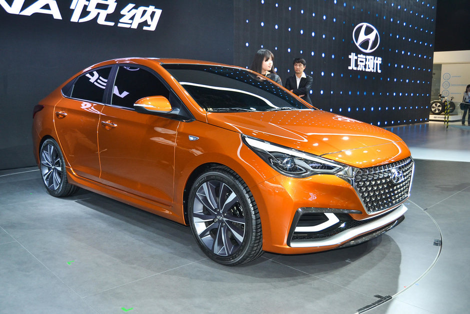 Hyundai prezinta la Beijing noul concept Verna, care ne da de inteles cum va arata viitorul Accent