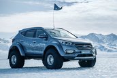 Hyundai Santa Fe in expeditia din Antarctica