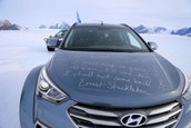 Hyundai Santa Fe in expeditia din Antarctica