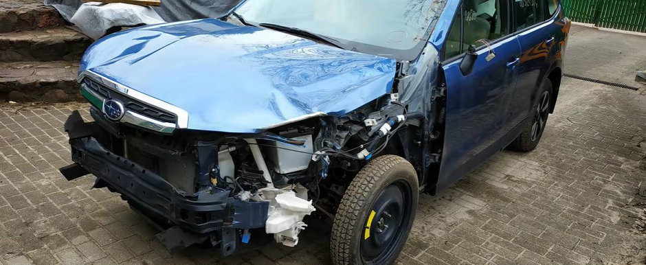 I-a adus un SUBARU facut dauna si dupa 8 zile arata ca nou. VIDEO cu toata reparatia