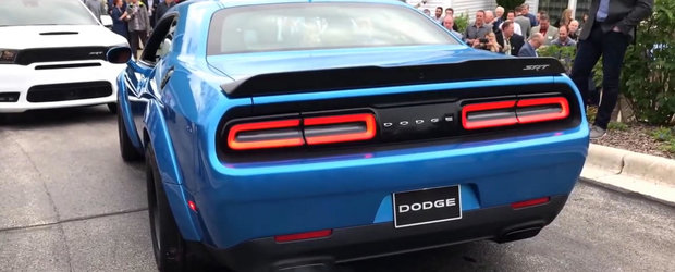 I-a impresionat chiar si pe americani. Noul Dodge Demon isi tureaza motorul pentru prima data in fata camerei