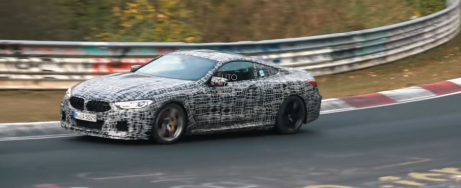 I-au inrosit discurile de frana pe Nurburgring. VIDEO cu noul BMW M8 impins la limita