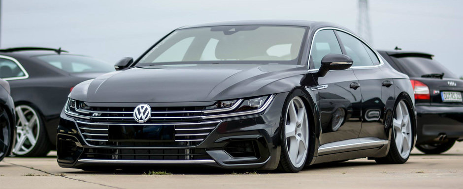 I-au pus jante de Porsche si l-au trantit pe burta. Uite cum arata primul Arteon modificat din lume. FOTO I-au pus jante de Porsche si l-au trantit pe burta. Uite cum arata primul Arteon modificat din lume. FOTO