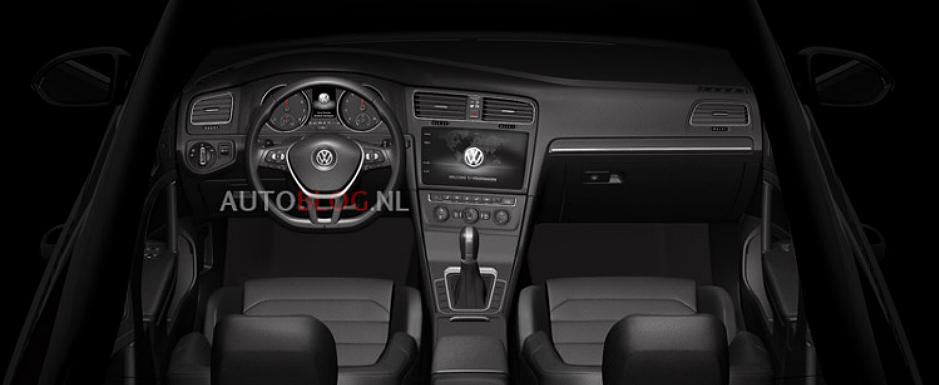 Ieri i-ai vazut exteriorul, astazi ii descoperi interiorul. Uite cum arata bordul noului Golf 7 Facelift Ieri i-ai vazut exteriorul, astazi ii descoperi interiorul. Uite cum arata bordul noului Golf 7 Facelift