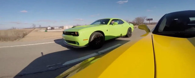 Ilegale in trei: Corvette Z06 vs. Challenger Hellcat vs. Shelby GT500