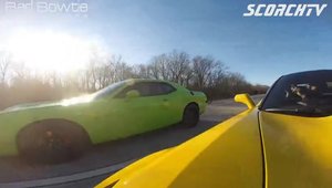 Ilegale in trei: Corvette Z06 vs. Challenger Hellcat vs. Shelby GT500